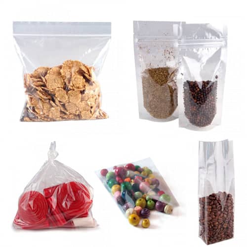 Bolsas de plastico abiertas o sin cierre