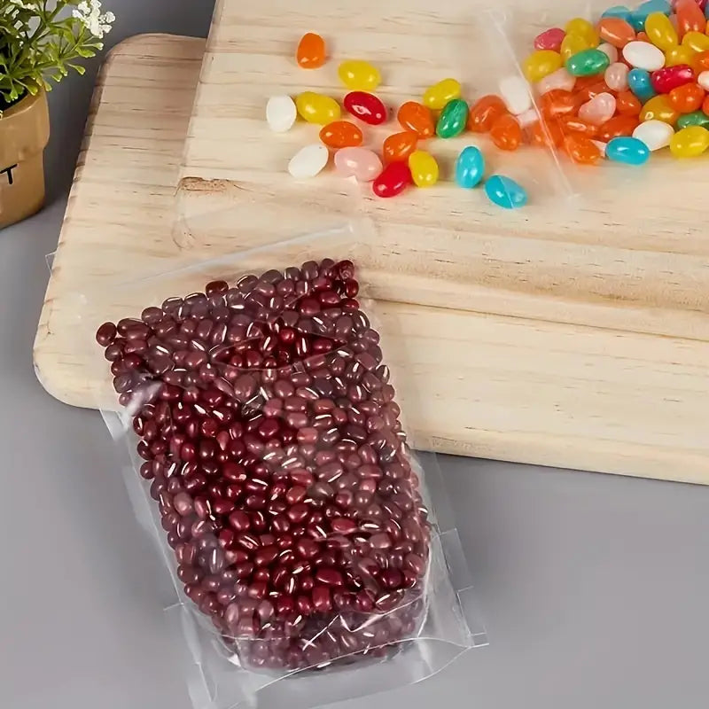 Bolsas de plástico con autocierre y base modelo DOYPACK | Polietileno + PET