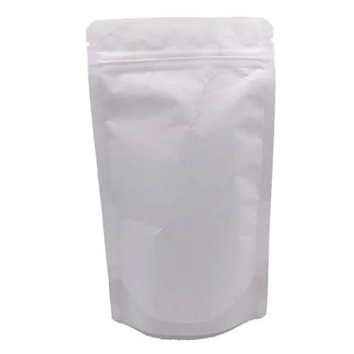 Bolsas de Papel Kraft Doypack blanca con ventana - DonBolsas