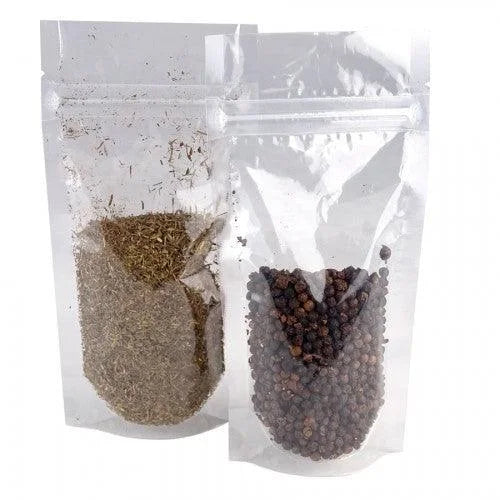 Bolsas de plástico con autocierre y base modelo DOYPACK | Polietileno + PET - DonBolsas