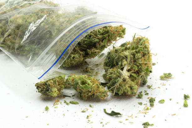 Bolsas Zip con marihuana